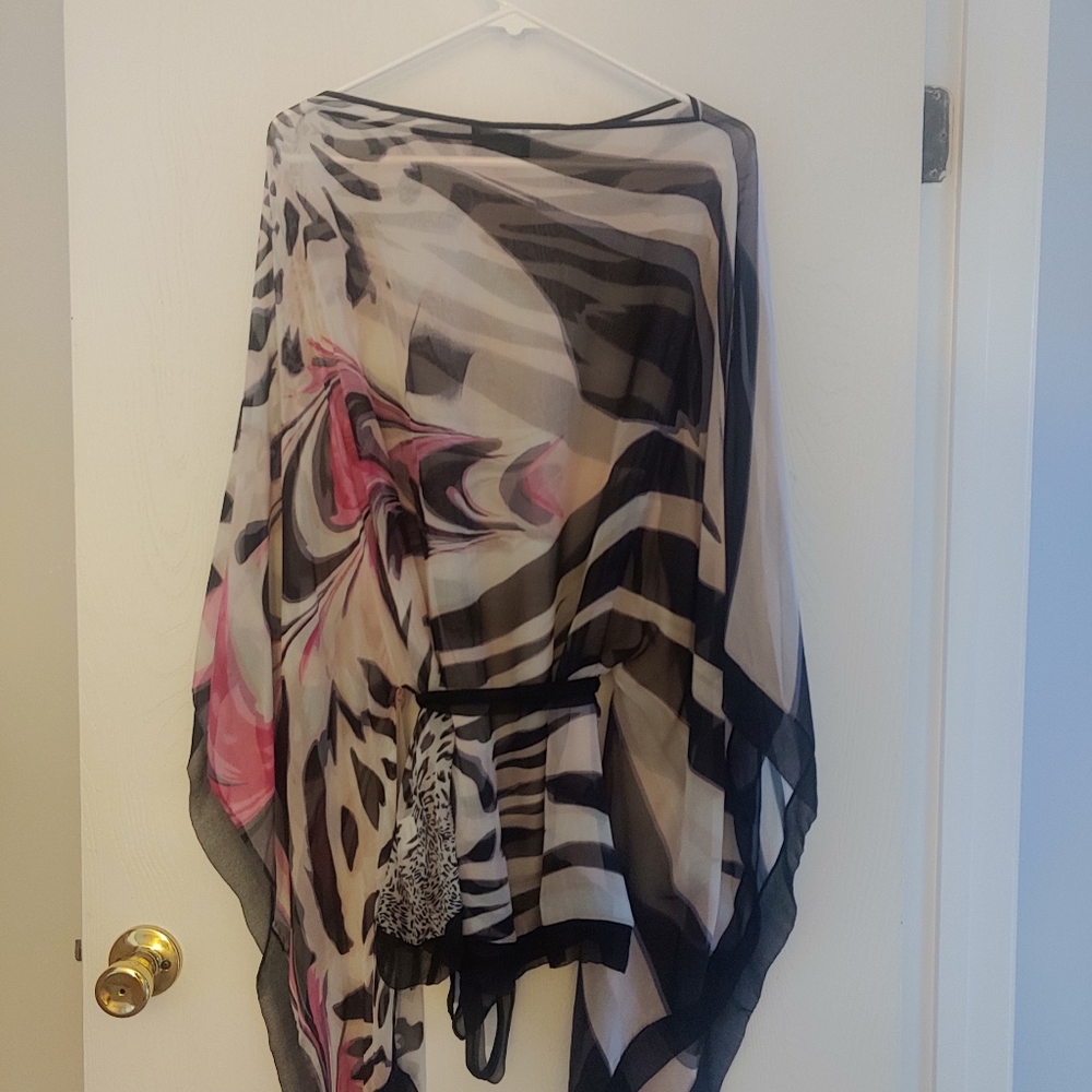 Analili flowy sheer silk Blouse XS/Small